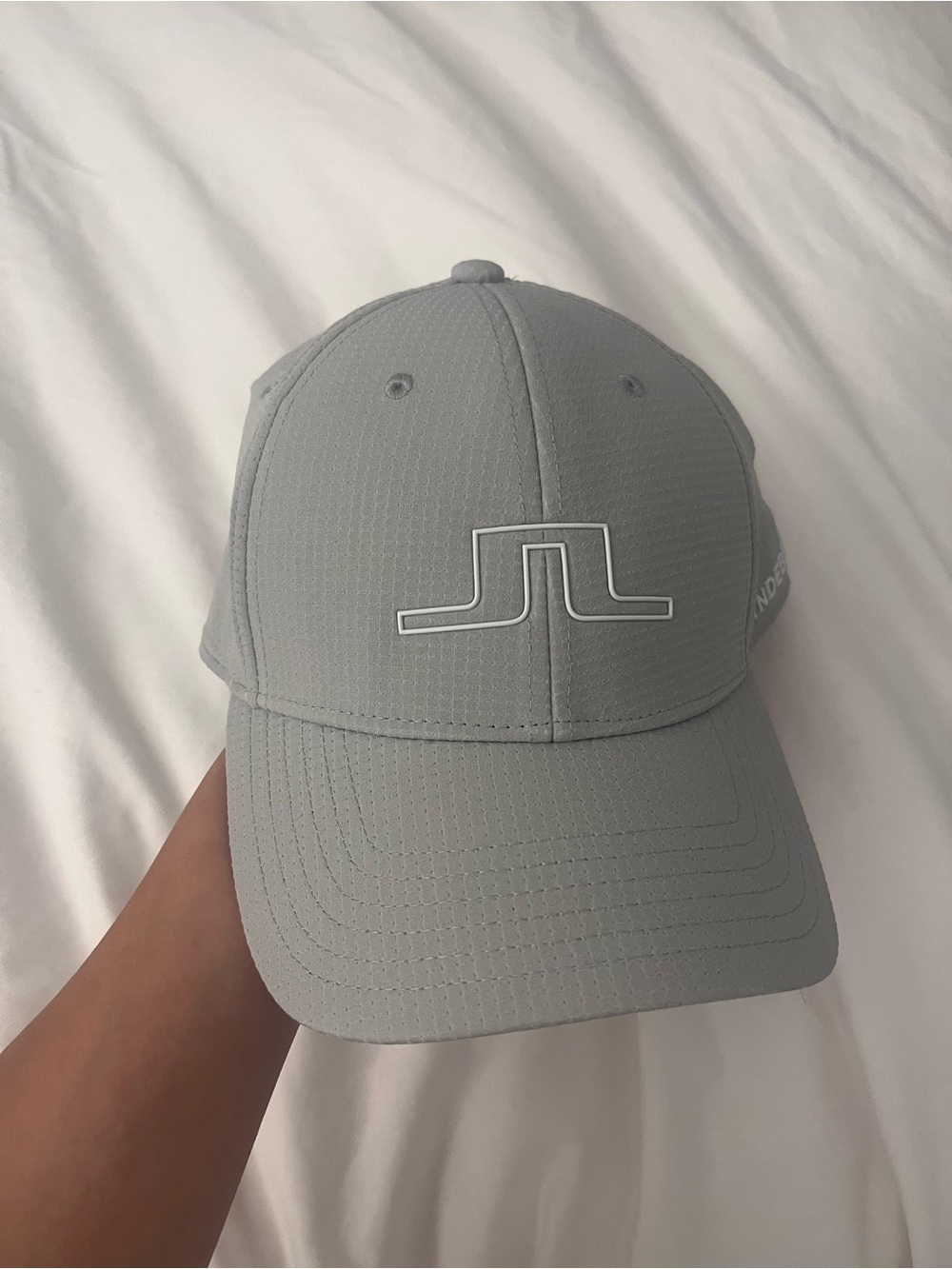J.Lindeberg Grey Performance Logo Golf Cap